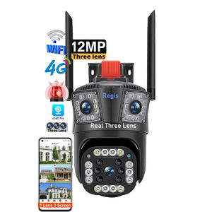 V380 Pro 12MP Wifi Cámara de seguridad al aire libre 4G Tres lentes Audio bidireccional Red inalámbrica Tres pantallas <span class=keywords><strong>IP</strong></span> Gran angular Visión nocturna - Product Image 1