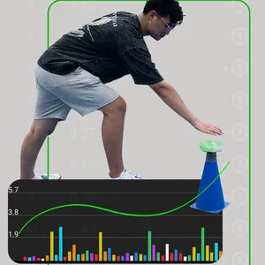 Équipement de fitness pour athlètes : Nouveau système d'entraînement de vitesse Agile PRO+App à 12 lumières pour le sport et le divertissement - Product Image 2