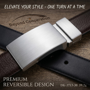 <span class=keywords><strong>Boucle</strong></span> de <span class=keywords><strong>ceinture</strong></span> réversible 30 mm en métal moulé sous pression pour homme, avec dents de serrage, pour ceintures décontractées ou habillées, personnalisable avec logo, vente en gros, neutre - Product Image 3