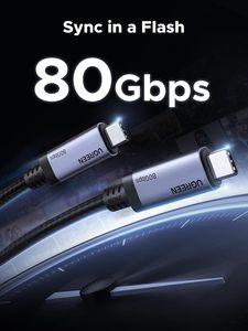 <span class=keywords><strong>C</strong></span>âble <span class=keywords><strong>USB</strong></span> <span class=keywords><strong>C</strong></span> vers <span class=keywords><strong>USB</strong></span> <span class=keywords><strong>C</strong></span> UGREEN 240W USB4 Gen4 80 Gbps Premium 17K Double 8K Triple 4K Affichage PD3.1 Charge pour MacBook/iPad/iPhone - Product Image 2