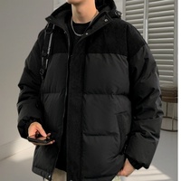 Veste d'hiver en duvet pour homme, tendance, respirante, épaisse, coupe-vent, à capuche, vente en gros d'usine