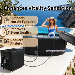 Bañera de Hielo Acrílica Personalizada con Logotipo, Bañera de Hidromasaje para Atletas, Bañera de Hielo Inflable para Baño de Hielo, Bañera de Spa Refrescante - Product Image 6