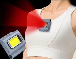 GOLDMORE <span class=keywords><strong>Lampe</strong></span> <span class=keywords><strong>frontale</strong></span> à LED rechargeable par USB IP67 <span class=keywords><strong>Lampe</strong></span> <span class=keywords><strong>frontale</strong></span> de <span class=keywords><strong>jogging</strong></span> de sécurité réglable à 2 lumières Clip magnétique puissant <span class=keywords><strong>Lampe</strong></span> <span class=keywords><strong>frontale</strong></span> COB pour - Product Image 5