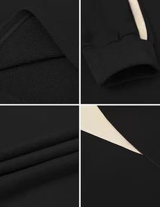 Di alta qualità nuovo Design personalizzato Logo Premium felpa ricamata <span class=keywords><strong>Jacquard</strong></span> Rugby <span class=keywords><strong>maglia</strong></span> collo a righe manica lunga - Product Image 3