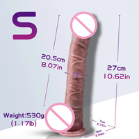Masturbateurs géants noirs de 11 pouces, jouet sexuel pour adultes, produit pour femmes, en silicone liquide, réaliste, gros dildo pour femmes et hommes
