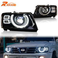 Paires de phares LED pour Nissan Patrol Y61 2003-2006, compatibles, installation directe, plug and play, ensemble de phares avant gauche et droit