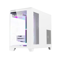 Boîtier de jeu C711D MATX OEM blanc, tour moyenne pour PC, USB 3.0