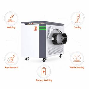 Machine de soudage au laser à fibres 5 en 1, découpe 1500W, refroidissement par eau pour batterie au lithium - Product Image 6