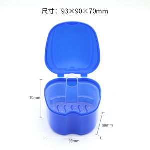 Estuche para Dentaduras Postizas con Malla Interior, Almacenamiento Colgante de Doble Capa para Uso Adulto - Product Image 3
