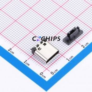 TYPE-C-G08A-2TDWH9.2 USB Connector SMD Connector ( Connector Type: Type-C )( Gender: Female )( Mounting Type: Vertical Mount ) - Product Image 1