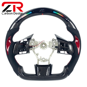 Volante de Fibra de Carbono Personalizado con LED, Estilo Mejorado para <span class=keywords><strong>Subaru</strong></span> WRX 2022-2025 VX Forester Crosstrek <span class=keywords><strong>Impreza</strong></span> Legacy Levorg - Product Image 1