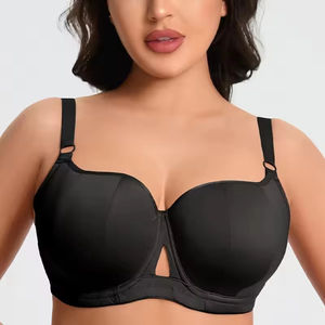 Soutien-gorge minimiseur <span class=keywords><strong>push</strong></span>-<span class=keywords><strong>up</strong></span> pour femmes, bonnet complet, armatures, lingerie lisse, grande taille - Product Image 3