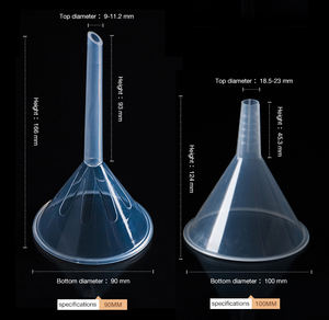 Pasokan pabrik sesuai pesanan laboratorium/Sekolah pipa leher panjang corong plastik besar - Product Image 3