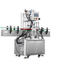 Machine de capsulage automatique PLC en acier inoxydable de haute qualité à prix d'usine pour bouteilles de parfum, boissons et produits alimentaires