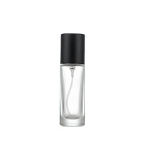Flacon de parfum vide en verre rond avec vaporisateur 10 ml, flacon de parfum en verre à paroi épaisse