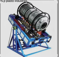 Meilleur prix Vente en gros Machine de moulage rotatif multifonctionnelle semi-automatique en acier doux 25 CV Triphasée 380V pour fosses septiques en Inde