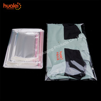 Vente en gros de petit sac d'emballage transparent personnalisé pour bijoux accessoires vêtements joint auto-adhésif Bopp Opp Cpp en plastique