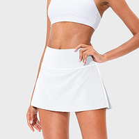 Jupes de tennis 2 en 1 Fitness Sparkly Skorts Femmes Sport Jupe Panty Shorts Athletic Shorts for ladies Running Yoga Shorts skirt