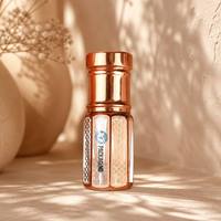 Flacon roll-on vide en verre pour huiles essentielles et parfums, 3ml, 6ml, 12ml, format voyage, avec bouchon à vis, estampage doré et impression sérigraphiée
