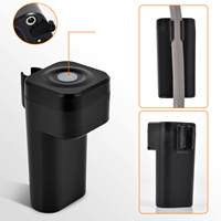 Nouvelle Douche de Camping Portable en ABS - Pompe de Douche Extérieure Multifonction Alimentée par Batterie au Lithium Rechargeable pour la Randonnée, la Plage et les Voyages
