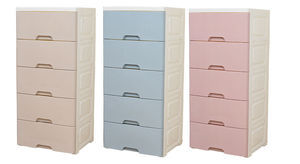 Mueble de Plástico con 5 <span class=keywords><strong>Cajones</strong></span>, Cajonera de Plástico <span class=keywords><strong>para</strong></span> Niños / Cajonera de Plástico <span class=keywords><strong>para</strong></span> <span class=keywords><strong>Ropa</strong></span> de Bebé - Product Image 4