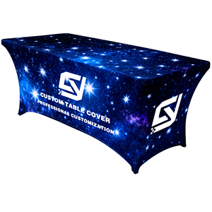 Bán buôn tùy chỉnh thực hiện không thấm nước oilproof dệt vải vuông Khăn trải bàn mô hình hình học cho tiệc cưới bên nhà khách sạn - Product Image 1