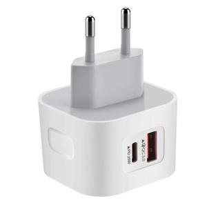 OEM 25W PD QC4.0 QC PD Dual Port Quick Fast Charger US EU UK Plug Portable Universal Wall Power Adapter Charger For Mobile Phone - Product Image 6