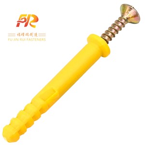 Décoration murale et fixation de pendentif <span class=keywords><strong>Vis</strong></span> et cheville d'<span class=keywords><strong>expansion</strong></span> en plastique pour ancres - Product Image 2