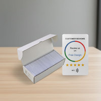 Cartes PVC personnalisées avec puce NFC 13,56 MHz pour contrôle d'accès et réseaux sociaux professionnels