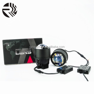 Projecteur de brouillard bi-led RR Q8 Pro 3.0 pouces, lentille bleue avec support universel, étanche IP67 5500K - Product Image 1