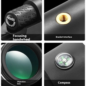 성인 콘서트 야외 클리어 이미지 수동 초점 BAK4 광학 시스템 40x60 고출력 단안 망원경 - Product Image 5