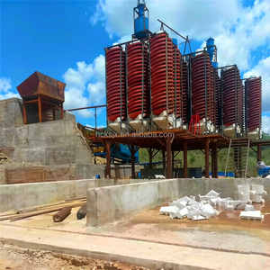 Planta Separadora Espiral Portátil de 10-20 TPH, Sin Necesidad de Alimentación Eléctrica, <span class=keywords><strong>para</strong></span> Procesamiento de Minerales <span class=keywords><strong>y</strong></span> Arena de Playa en África - Product Image 1