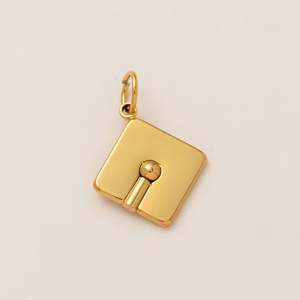 Componentes de Joyería de Alta Calidad, Cadena Básica para Colgante, Chapado al Vacío en Oro de 18K, Serie Daquan Life, 3mm - Product Image 2