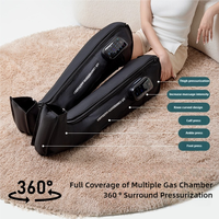 Bottes de compression de récupération des jambes à 8 chambres Pantalon Massage des pieds La compression augmente la circulation Aide à réduire l'enflure