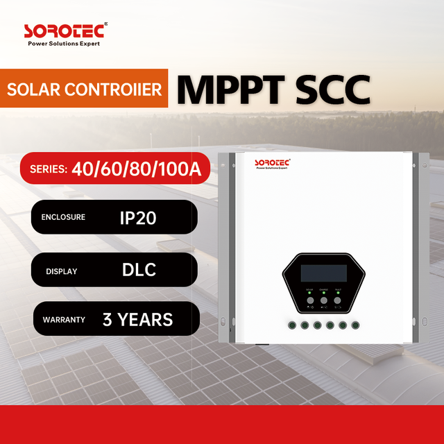 2026 New SOROTEC MPPT Charge Controller 40A 60A 80A 100A Mppt Solar Charge Controller Supplier