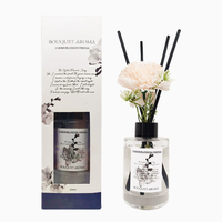 Diffuseur de parfum d'intérieur de luxe Lovsens avec bâtonnets en rotin, ornement décoratif et désodorisant