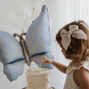 Palloncino in Foil a Forma di Farfalla Spesso e Lucido con Basso MOQ per Decorazioni di Compleanno/Fidanzamento/Matrimonio/Addio al Celibato/Baby Shower/Festa della Principessa - Product Image 4