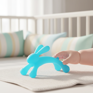 <span class=keywords><strong>Mordedor</strong></span> de Silicona Suave Personalizado para Bebés, Diseño de Forma de Animal de Color Transparente, Grado Alimenticio, Libre de BPA, <span class=keywords><strong>Mordedor</strong></span> para Bebés - Product Image 1
