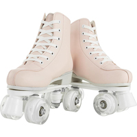 Patins à roulettes à 4 roues prêts à être expédiés pour adultes, roues en PU personnalisables, roulements ABEC-9, fonction clignotante, design unisexe, pour femmes