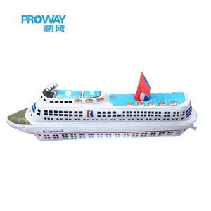 Promotie Nieuwste Hoge Kwaliteit Oem Aangepaste Pvc Opblaasbare Kleine Cruiseschip Model Tpys Opblaasbare Reclame