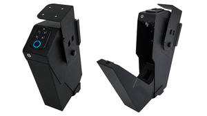 पोर्टेबल डिजिटल कोड और फिंगरप्रिंट बायोमेट्रिक सुरक्षित हैंड गन सुरक्षा बॉक्स - Product Image 5