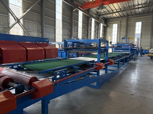 Tự động bánh sandwich bảng điều chỉnh dây chuyền sản xuất PU/EPS/<span class=keywords><strong>Rock</strong></span> len Bảng điều chỉnh máy làm cho mái nhà và tường - Product Image 6