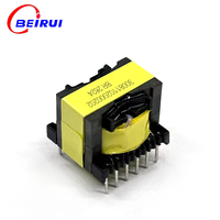 Transformateur BAIRUI série EE BR 2624 multi-contacts vertical traversant à haute fréquence pour onduleur PV, avec fil de cuivre et noyau en ferrite