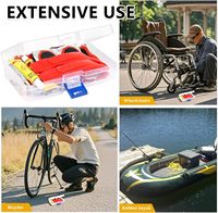 Patchs de réparation de crevaison adaptés à tous les vélos pour une réparation rapide du vélo
