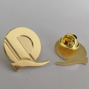 Insignias de metal personalizadas de cobre con cierre de mariposa tipo pin para el hombro, para logotipo de empresa o escuela, regalo conmemorativo. - Product Image 2
