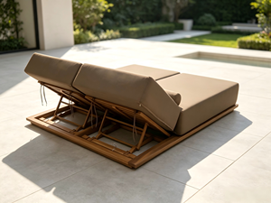 Hotel <b>Garden</b> Outdoor Solid Wood Waterproof Swimming <b>Pool</b> Chair Sun Lounger <b>Garden</b> Patio Sunbed Sun Loungers Daybed Patio Sun Bed - Product Image 3