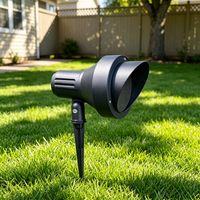 Haut-parleur d'extérieur à piquet pour jardin, étanche en ABS, 70/100V 40W, pour système audio paysager et patio
