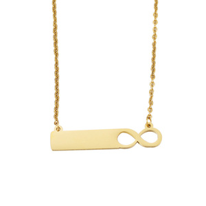 <span class=keywords><strong>Collier</strong></span> <span class=keywords><strong>Infini</strong></span> <span class=keywords><strong>Personnalisé</strong></span> en Acier Inoxydable Poli Miroir pour <span class=keywords><strong>Femme</strong></span> et Fille, Design Chiffre Huit, <span class=keywords><strong>Collier</strong></span> <span class=keywords><strong>Infini</strong></span> Vierge - Product Image 5