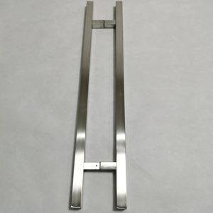 Tiradores de <span class=keywords><strong>puerta</strong></span> de vidrio de acero inoxidable de lujo modernos de la marca - Product Image 1