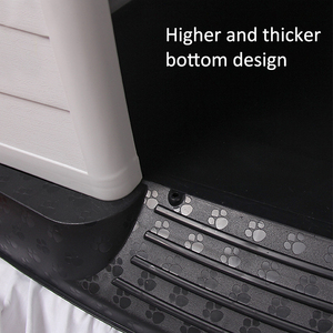 Gran oferta 2024, cama de plástico con agujeros de aire de lujo para mascotas, gran interior y exterior para gatos y perros, patrón sólido empaquetado en cartón - Product Image 4